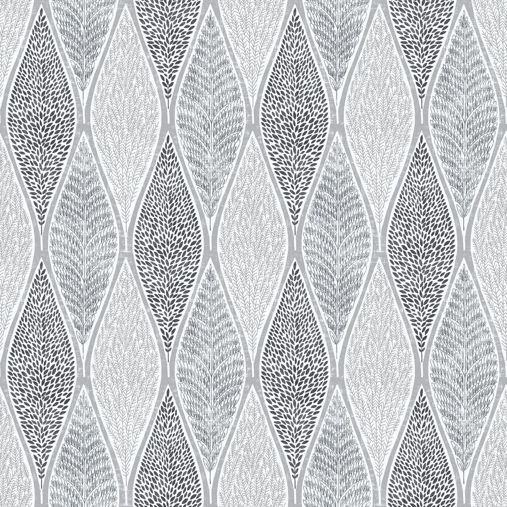 Galerie Wallcoverings Nordic Elements Teardrop Leaves Non-woven Wallpaper Roll