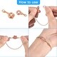 12Pcs Magnetic Jewelry Clasps Rose Magnetic Locking Lobster Clasps, 3 ...