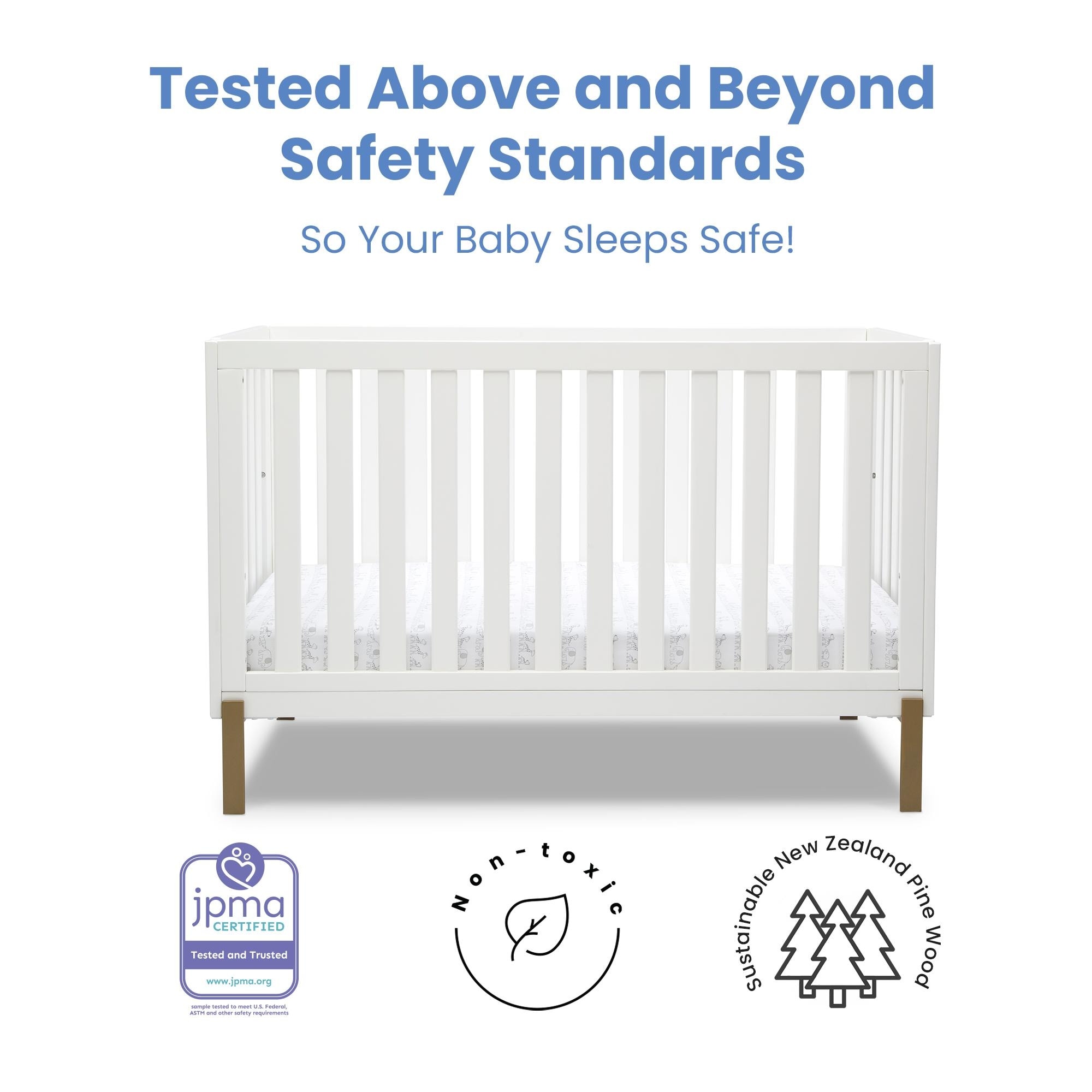 Delta convertible crib rail sales