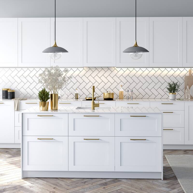 Alvia 14.5" Wide Pendant with Metal/Glass Shade - 14.5" Wide
