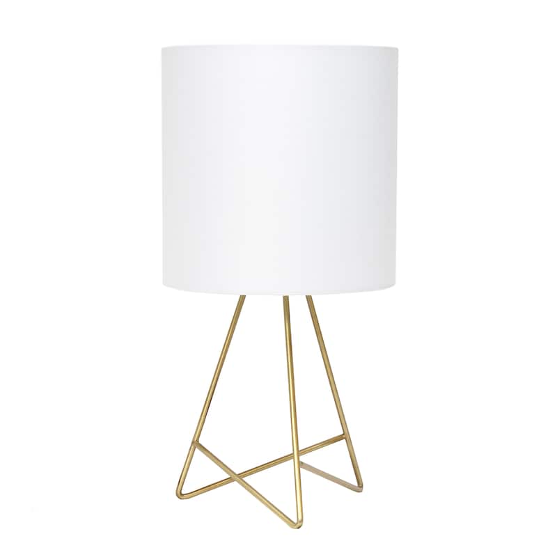 Simple Designs 14" Down to the Wire Table Lamp with LED Bulb Included - 14.00