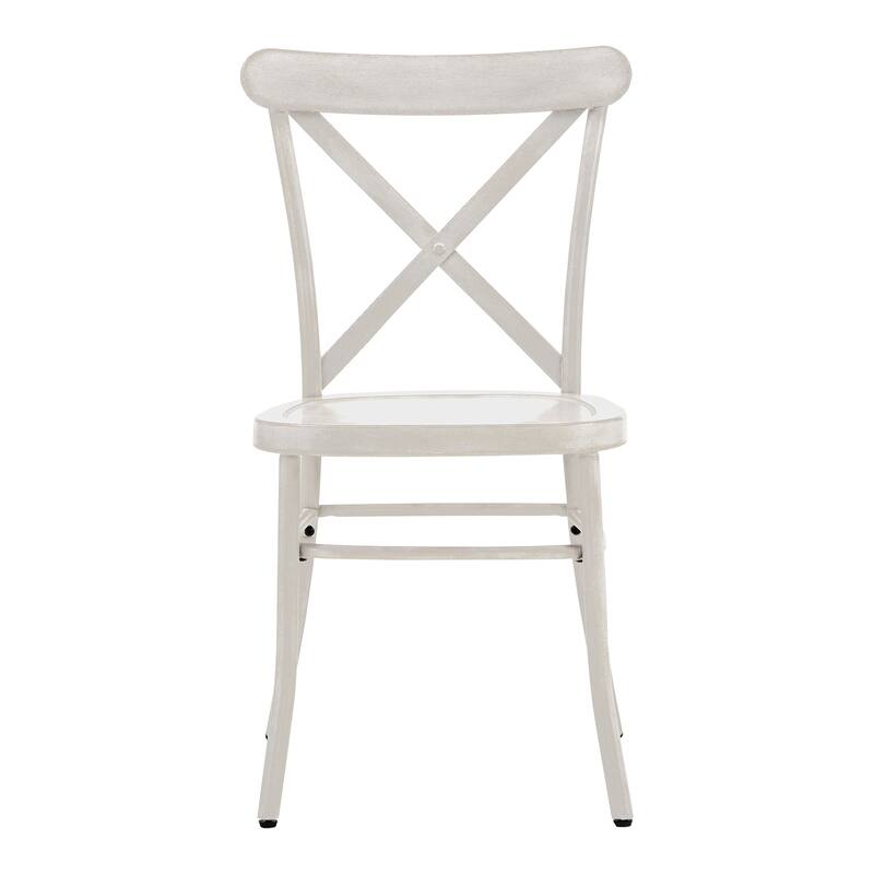 Wilmington II 42" 5-Piece Metal Chair Dining Set by iNSPIRE Q Classic