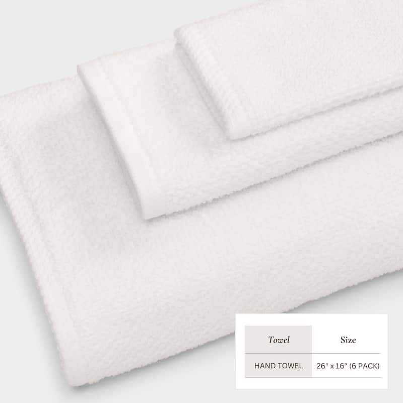 100% Cotton Acacia Collection Ultra Absorbant Popcorn Bath Towels