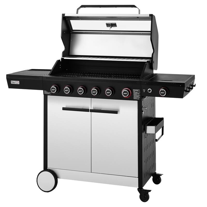 Royal Gourmet GE6001S 6-Burner Gas Grill, with Side Burner