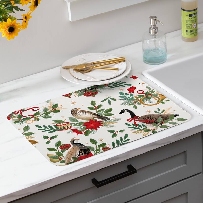 Partridge and Goose Drying Mat - 20" x 15"