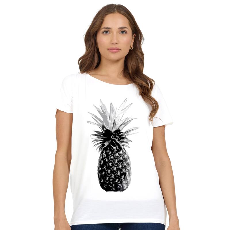 What About Wednesday T-Shirt Dolman Cap Sleeve Print