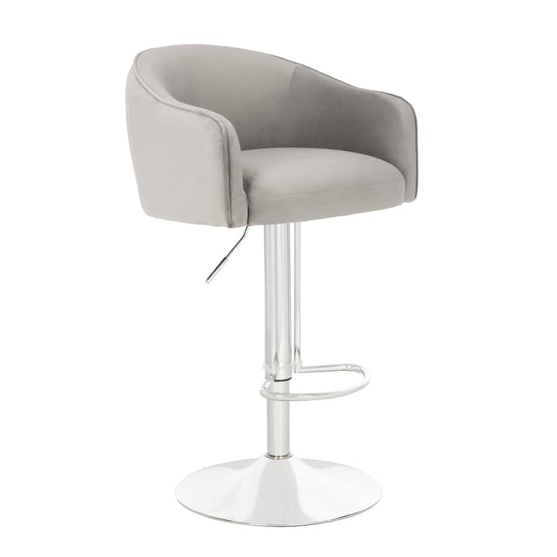 SAFAVIEH Couture Hedviga Adjustable 35-inch Bar Stool - 21Wx21Dx44H