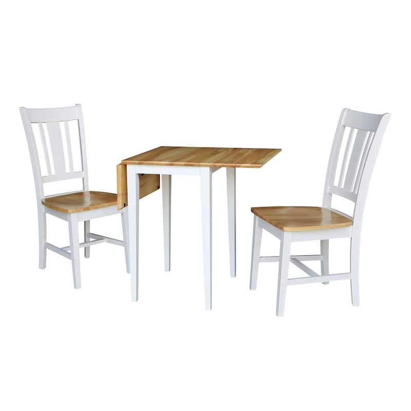 Small Dual Drop Leaf Table with 2 San Remo Chairs