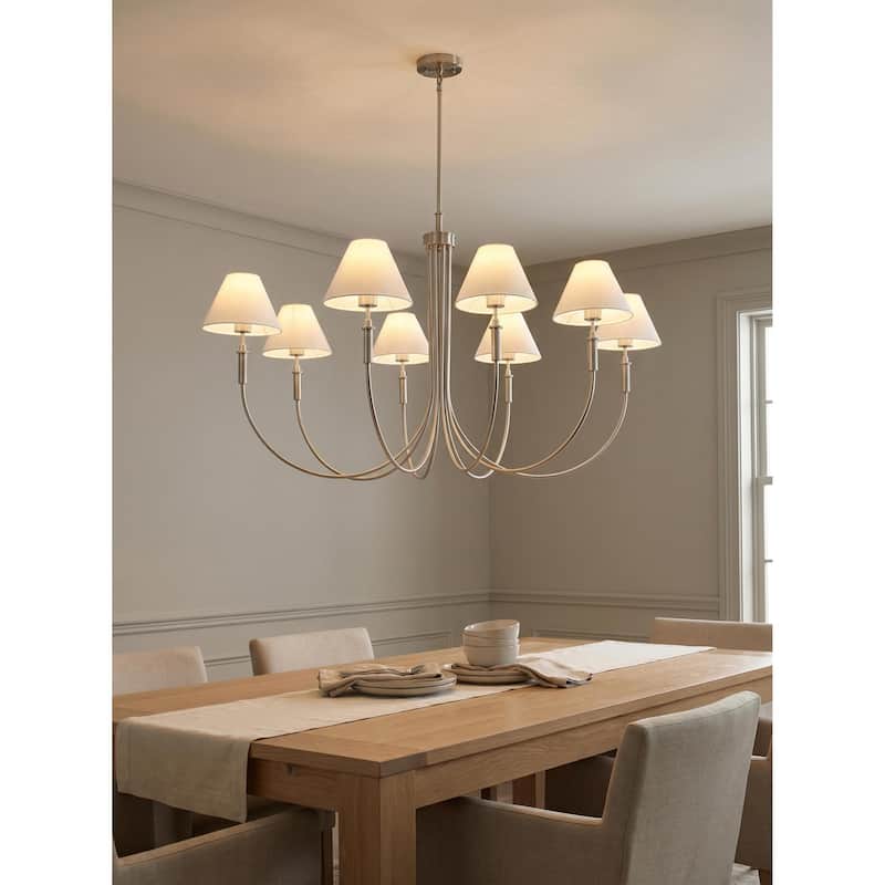 Livabliss Montclaire Traditional Chandelier - Nickel