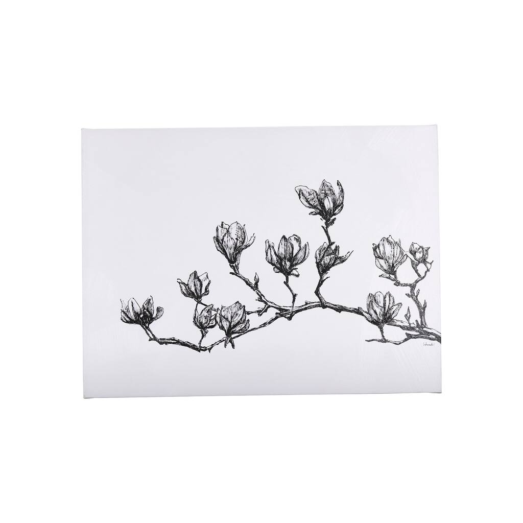 Magnolia II (40 x 30) Canvas Art Print