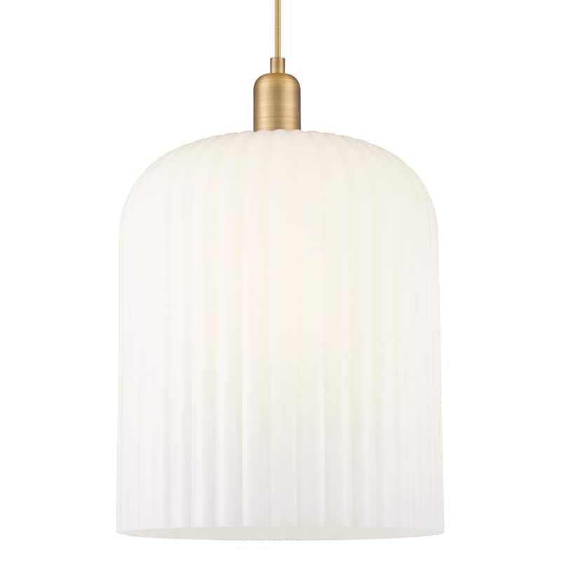 Innovations Lighting 716-1P-G559-12GWH Bridal Veil 12" Wide Cord Hung