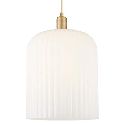 Innovations Lighting 716-1P-G559-12GWH Bridal Veil 12" Wide Cord Hung