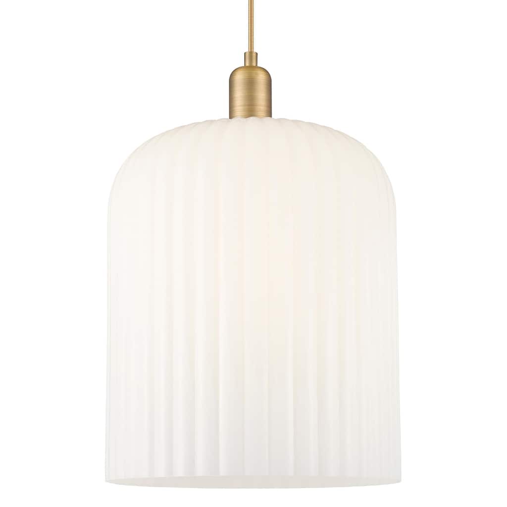 Innovations Lighting 716-1P-G559-12GWH Bridal Veil 12" Wide Cord Hung