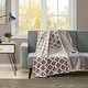 preview thumbnail 35 of 49, Beautyrest Oversized Heated Ogee Throw Lavender