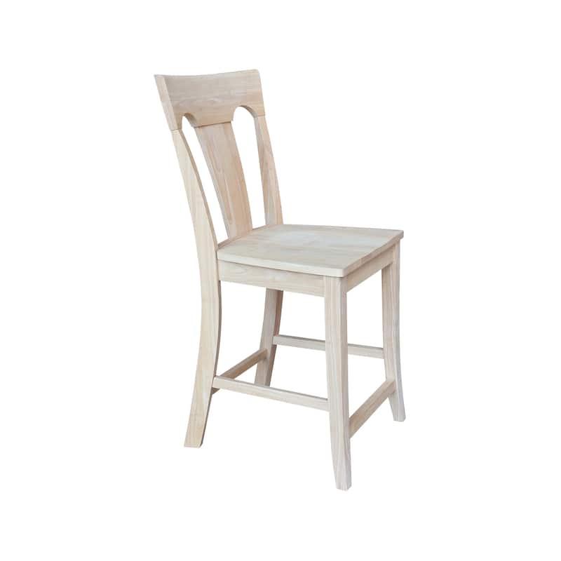 Elle Solid Wood Counter Height Stool - 24"