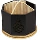 preview thumbnail 13 of 16, DesignStyles 4 Compartment Spinning Desktop Organizer / Rotating Pen and Pencil Cup and Sorter