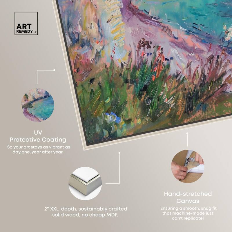 Cliffs of Etretat Canvas by Art Remedy