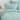Jaicee Teal Cotton Linen Duvet Cover or Pillow Sham