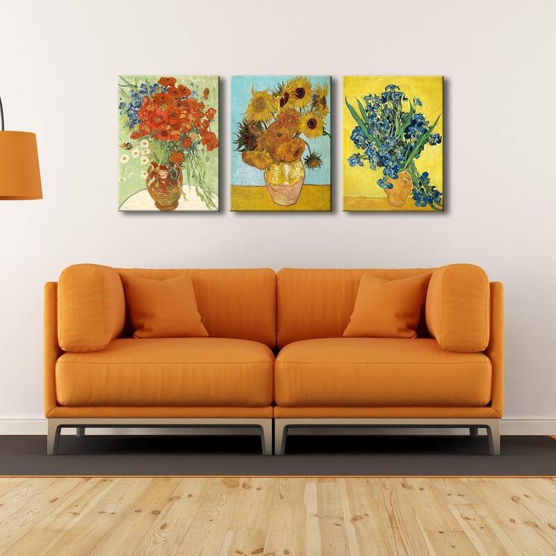 Art 3 Panels Canvas Prints of Vincent Van Gogh Paintings