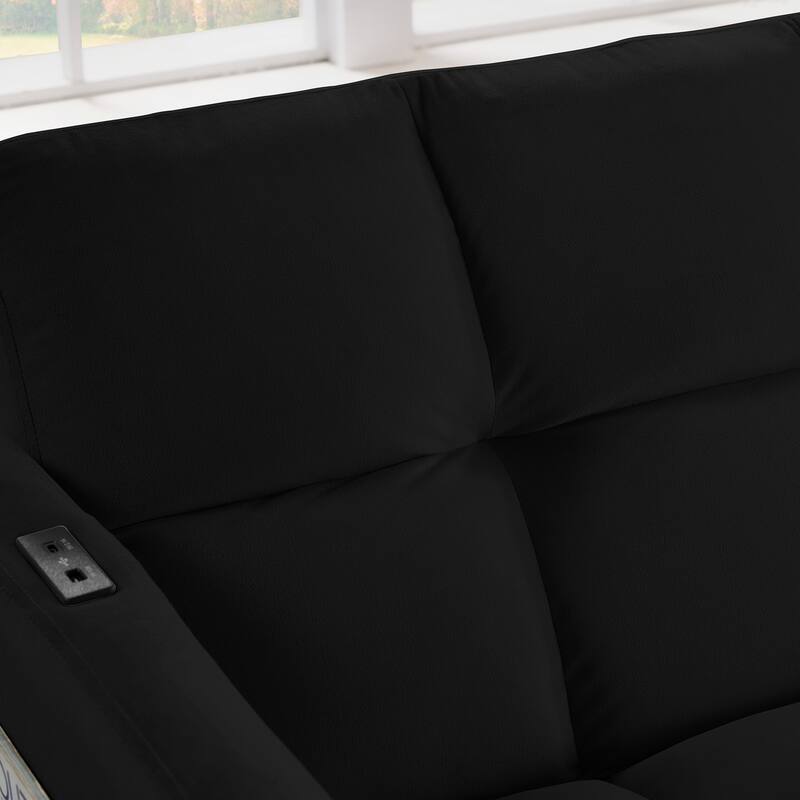 Velvet Futon Couch Sofa Lounge Sofa with Adjustable Backrest, Convertible Folding Sofa Bed Sleeper Sofa