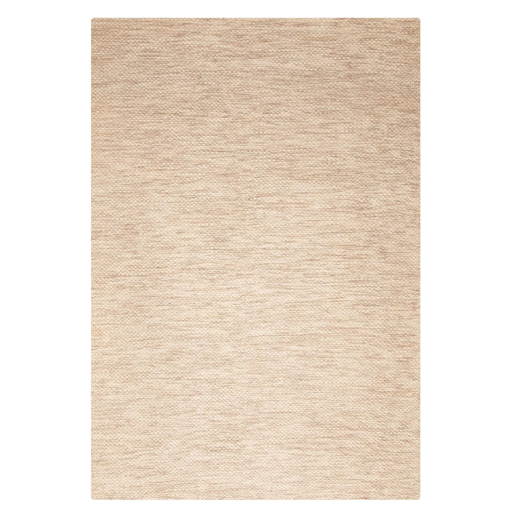 ECARPETGALLERY Braid weave Sienna Tan Wool Rug - 5'1 x 7'5