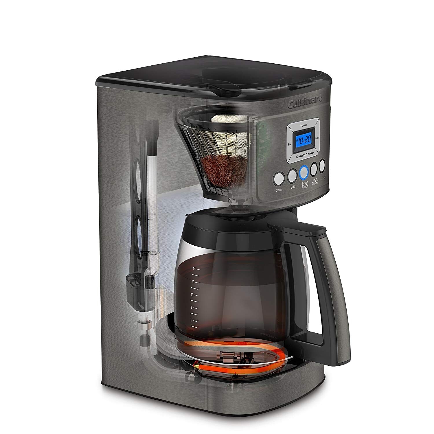 Shop Cuisinart Dcc 3200bksfr Perfectemp 14 Cup Programmable Coffee