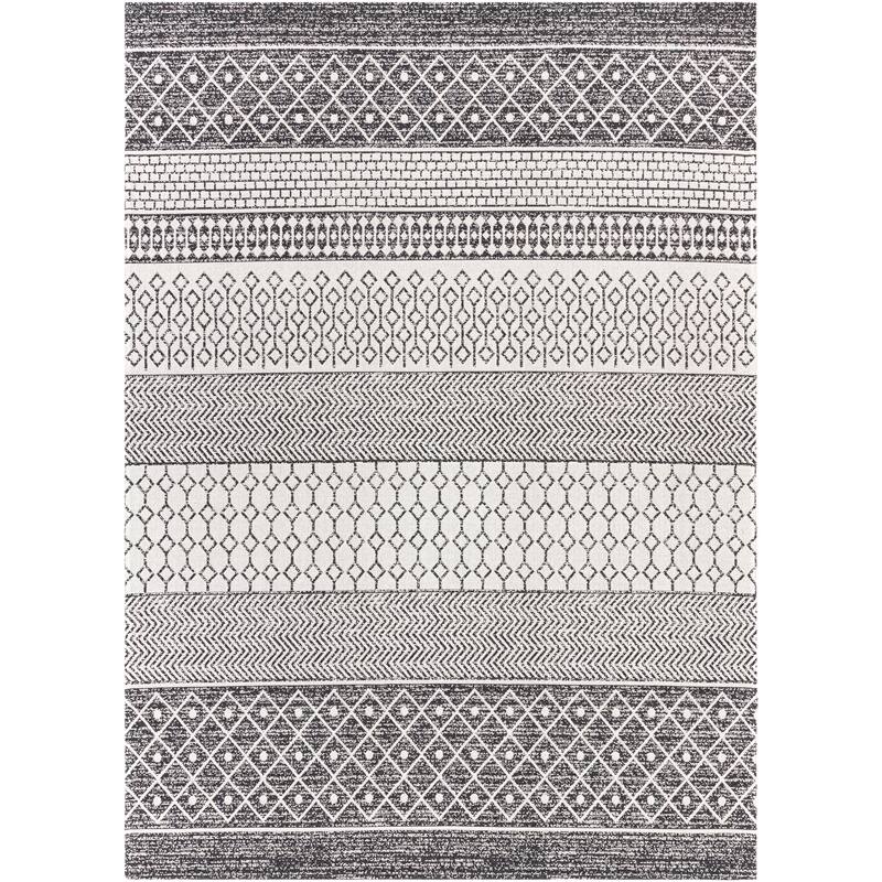 Livabliss Marbrey Moroccan Stripe Cotton Area Rug