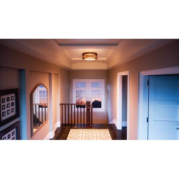 Shop Luxury Art Deco Flush Mount Ceiling Light 6 H X 12 W
