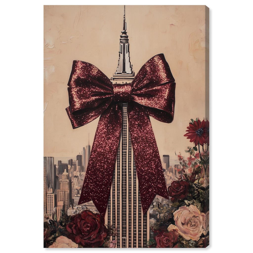 Sparkling Empire State Building Canvas by Art Remedy, Gallery Wrapped