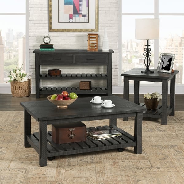 Shop Martin Svensson Home Barn Door Collection Solid Wood Console