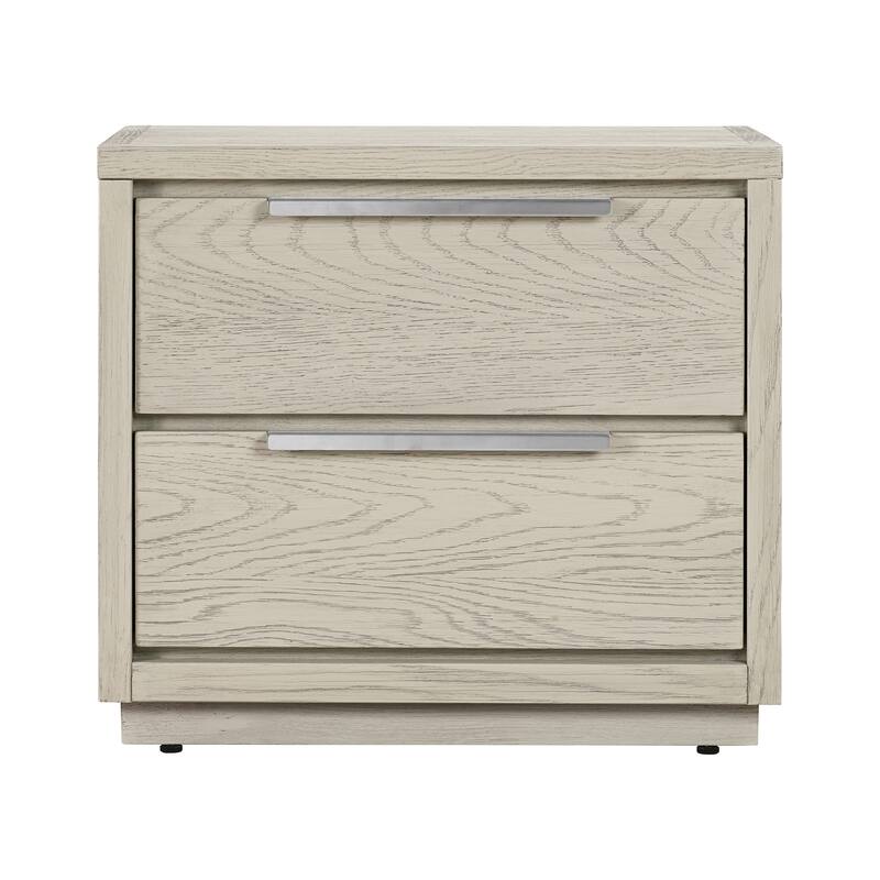 Abbey 2 Drawer Nightstand in Soid Wood