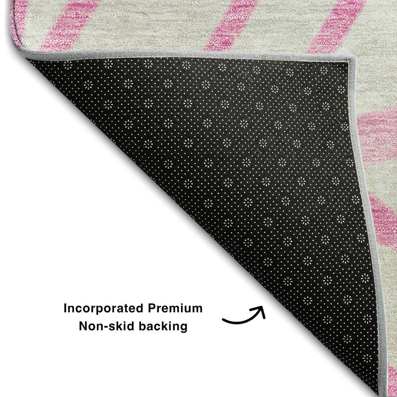 Premium Washable Super Soft Modern Palm Mayfield Rug