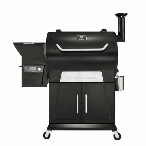 Z GRILLS ZPG-700D2 8 in 1 Wood Pellet Barbecue Grill Smoker with Weather Cover - 162