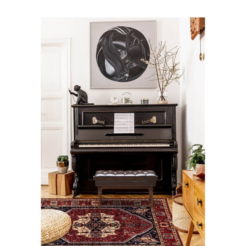 ECARPETGALLERY Hand-knotted Aryana Red Wool Rug - 5'10 x 7'10