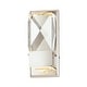 preview thumbnail 7 of 5, Studio M SM23642 Empire 11" Tall LED Wall Sconce with Beveled Crystal Polished Nickel / Beveled Crystal