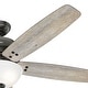 preview thumbnail 10 of 9, Hunter 60" Reveille Ceiling Fan with LED Light Kit and Pull Chain, Rustic, Transitional