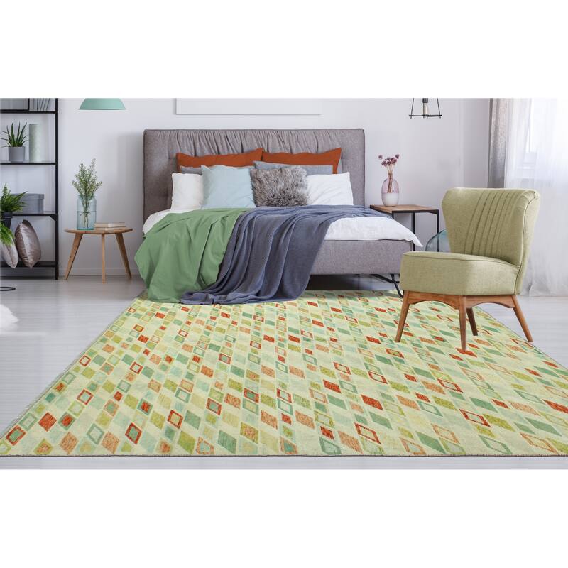 Balochi Obike Ivory/Rust Rug - 8'4" x 11'6"