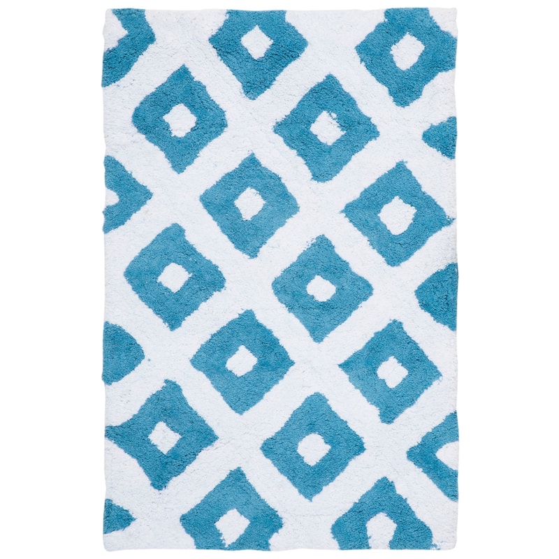 SAFAVIEH Home Plush Master Cotton Bathmat - Arizona Blue
