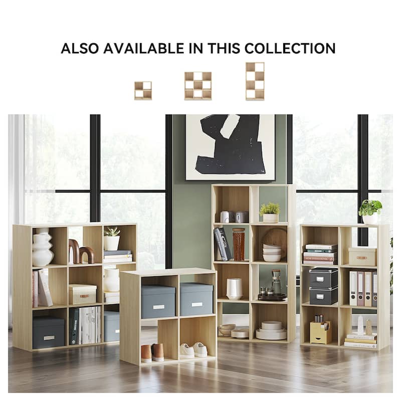 Signature Design by Ashley Piperton Brown 6 Cube Organizer - 24" W x 12" D x 35" H