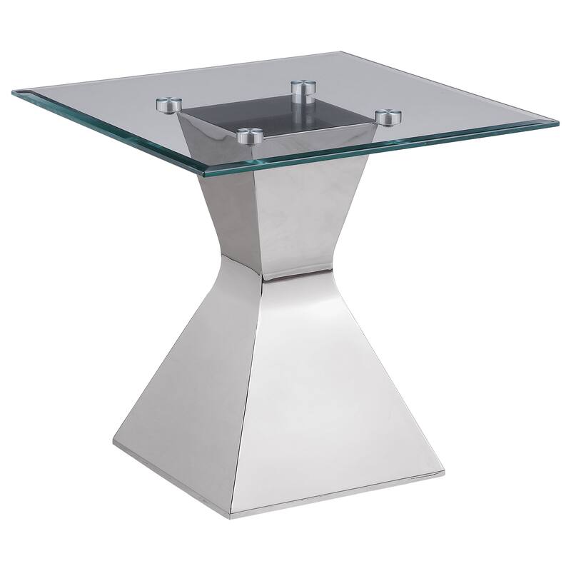 Jenny Rectangular Coffee And End Table Set Chrome