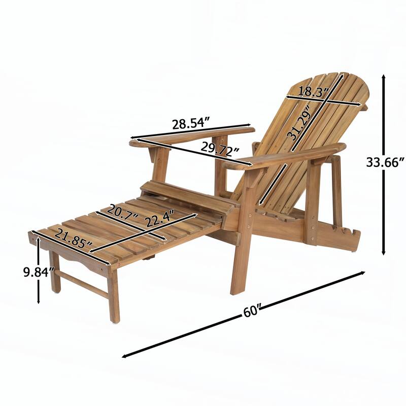 outdoor MALIBU ADIRONDACK CHAIR