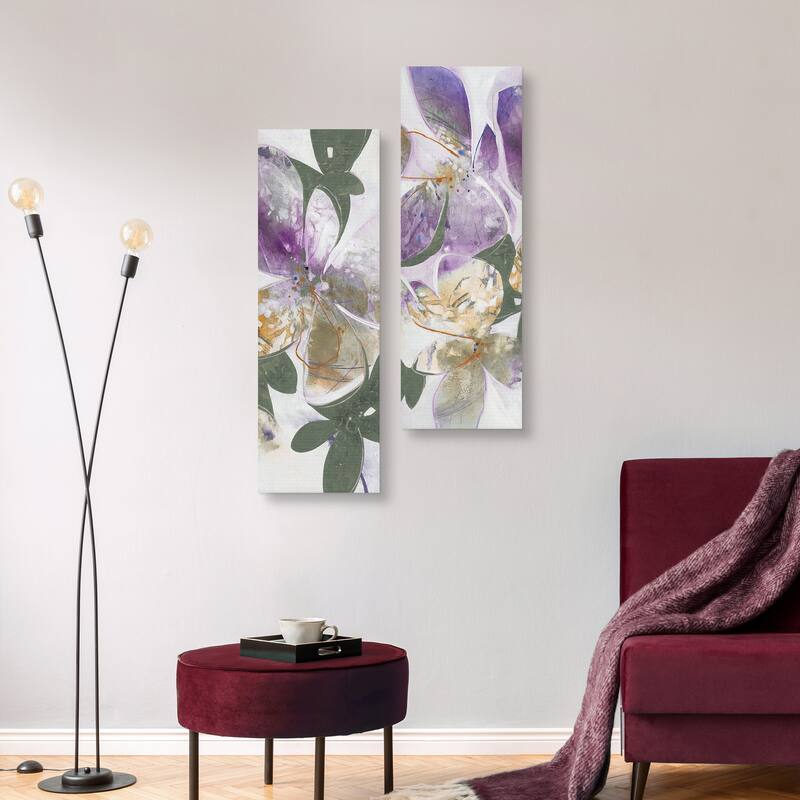Violet & Sage I & II by K. Nari Canvas Art Prints