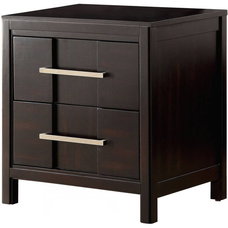 Charming Transitional Nightstand with Advanced Drawer Construction for Bedroom Enhancement