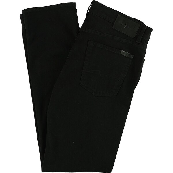 7 for all mankind mens black jeans