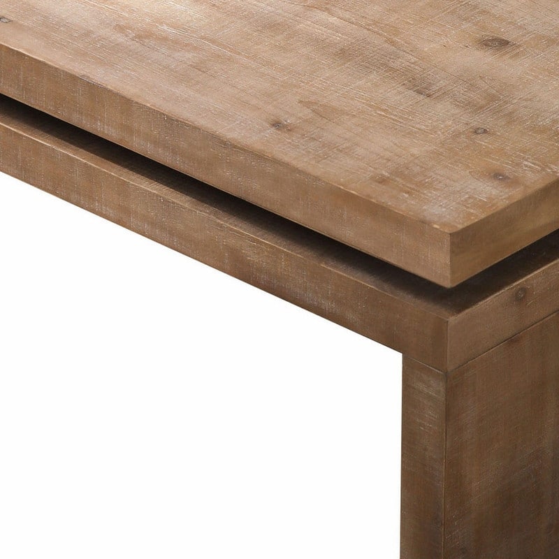 Modern 47.6"W Wood Coffee Table with Sleek Floating Top Design for Stylish Living Room Decor