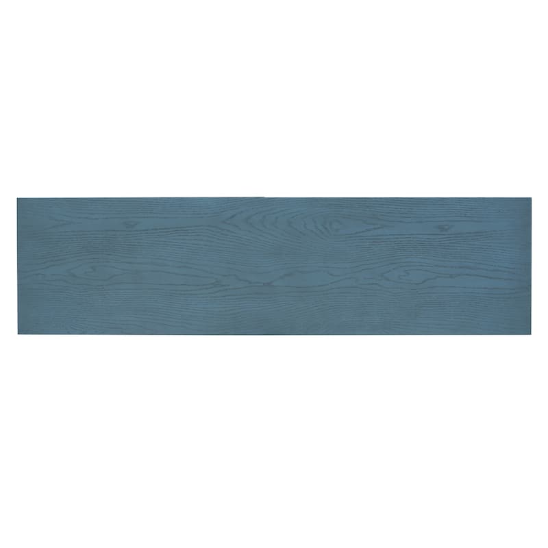 Retro Sideboard door with Circular Groove Design Round Metal Door Handle