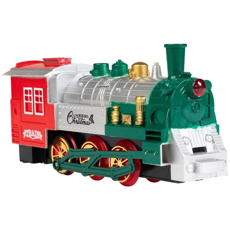 36 Pc Battery Operated Lighted Animated Train Set Raised Track Sound
