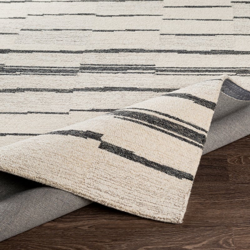 Livabliss Sierra Hand Tufted Geometric Wool Rug