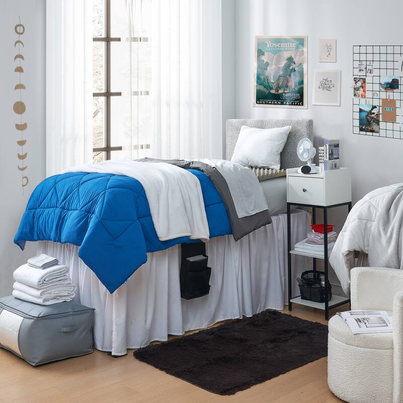Fully-Loaded - Twin XL Dorm Bedding & Essentials Package
