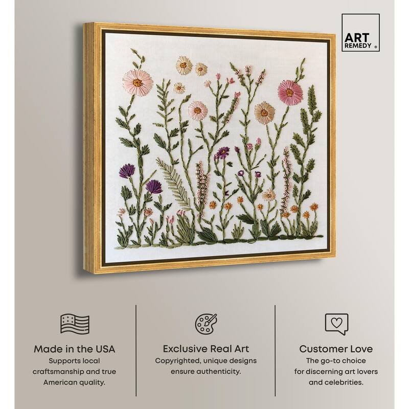 Wildflower Patch III Canvas by Art Remedy